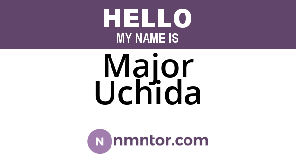 Major Uchida
