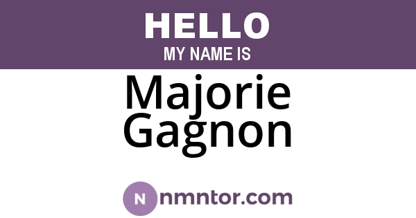 Majorie Gagnon