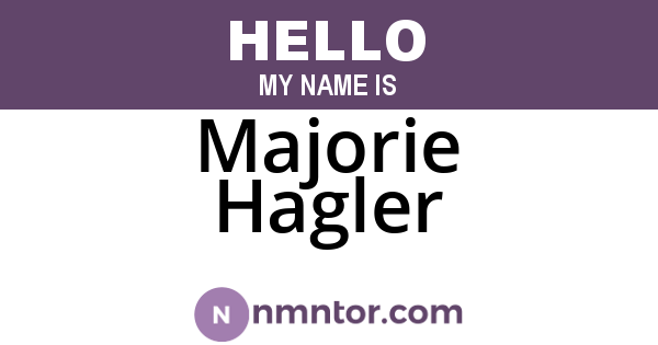 Majorie Hagler