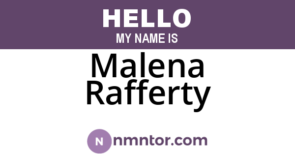 Malena Rafferty