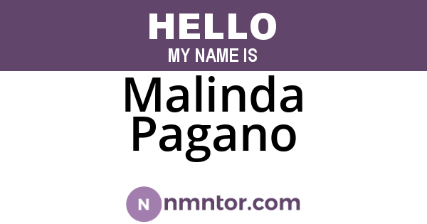 Malinda Pagano