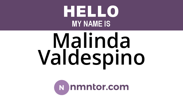 Malinda Valdespino