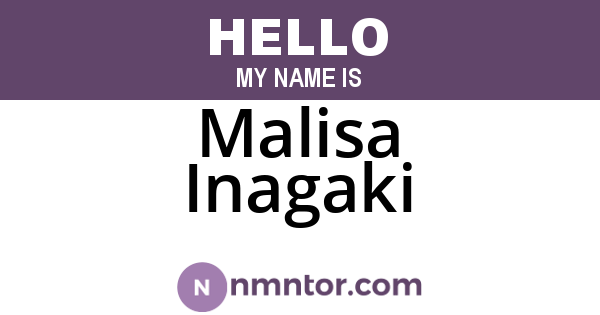 Malisa Inagaki