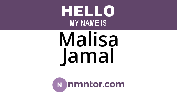 Malisa Jamal