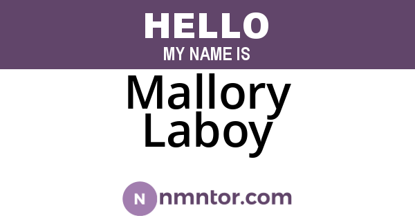 Mallory Laboy