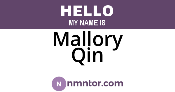 Mallory Qin