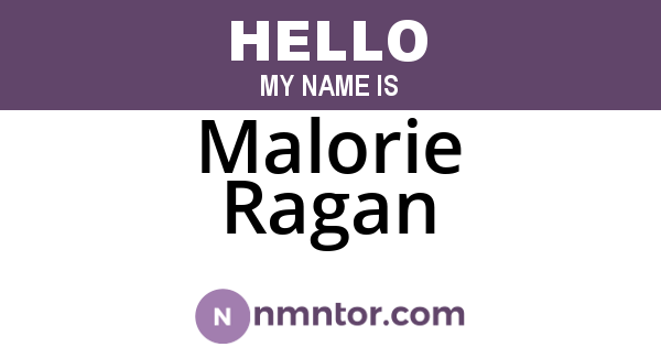 Malorie Ragan
