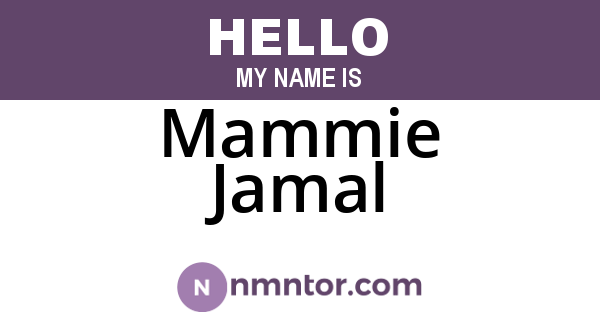 Mammie Jamal