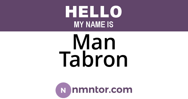 Man Tabron