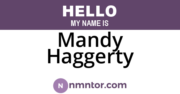 Mandy Haggerty