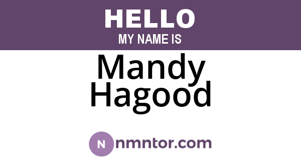 Mandy Hagood