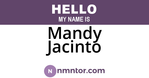 Mandy Jacinto