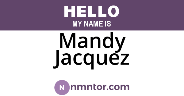 Mandy Jacquez