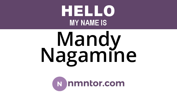 Mandy Nagamine