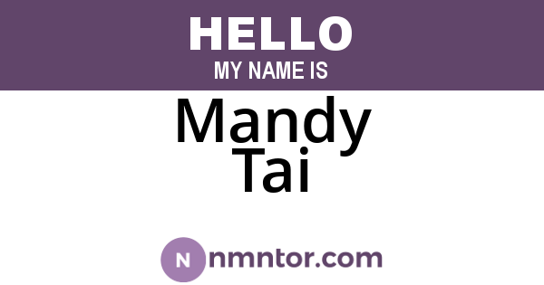 Mandy Tai