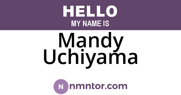 Mandy Uchiyama