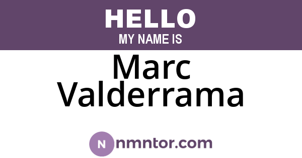Marc Valderrama