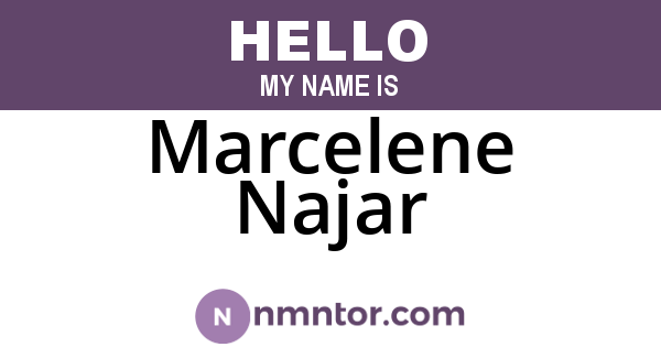 Marcelene Najar