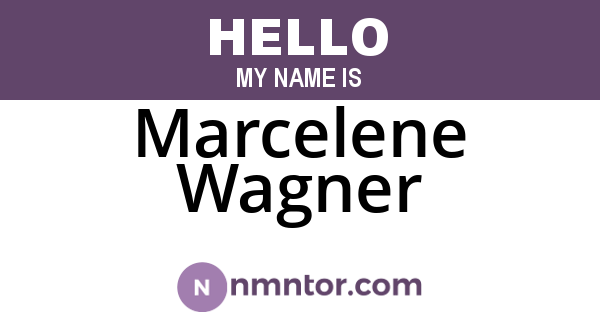 Marcelene Wagner