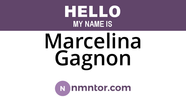 Marcelina Gagnon