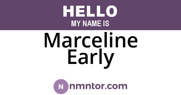 Marceline Early