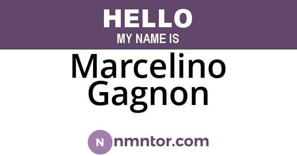 Marcelino Gagnon