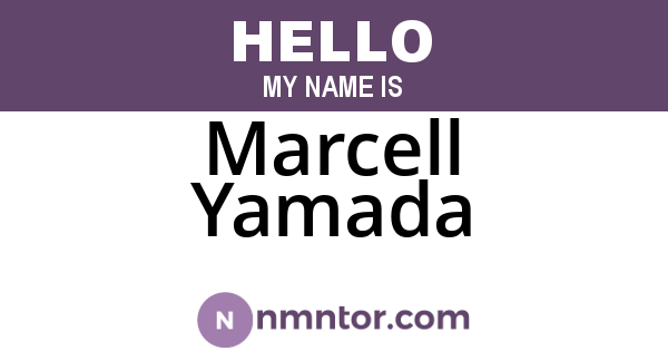 Marcell Yamada