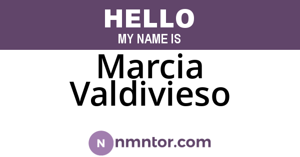 Marcia Valdivieso