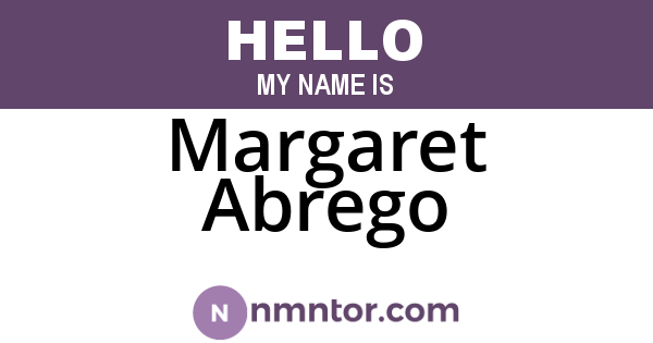 Margaret Abrego