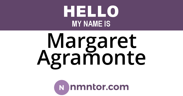 Margaret Agramonte