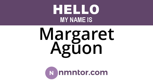 Margaret Aguon