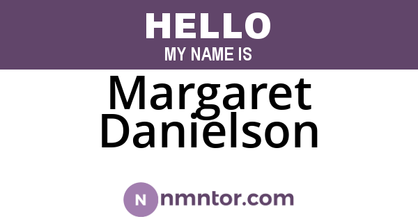 Margaret Danielson