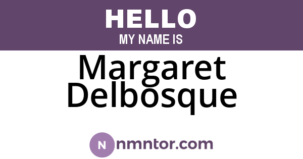 Margaret Delbosque