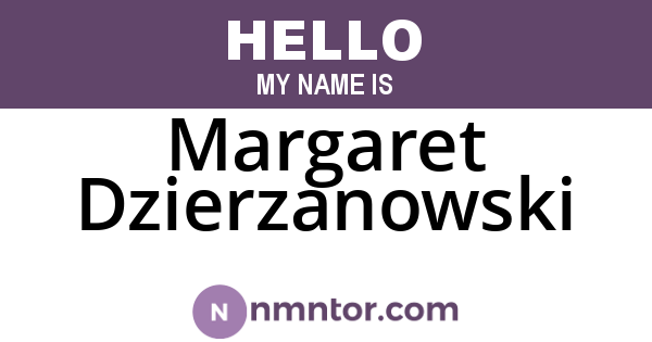 Margaret Dzierzanowski
