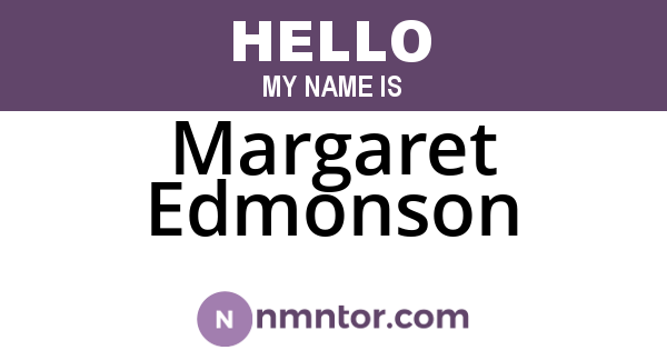 Margaret Edmonson