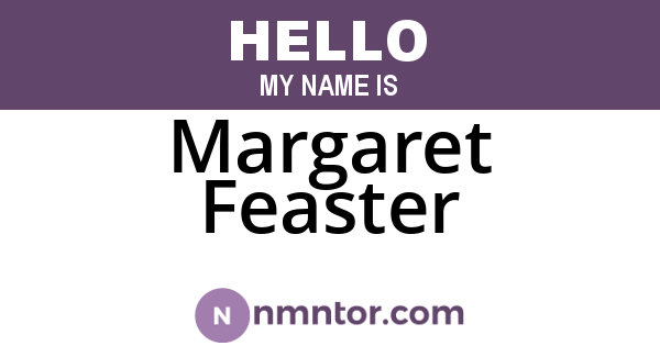 Margaret Feaster