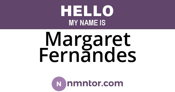 Margaret Fernandes