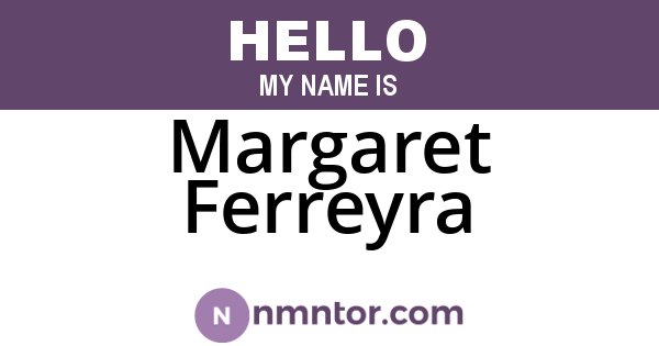 Margaret Ferreyra