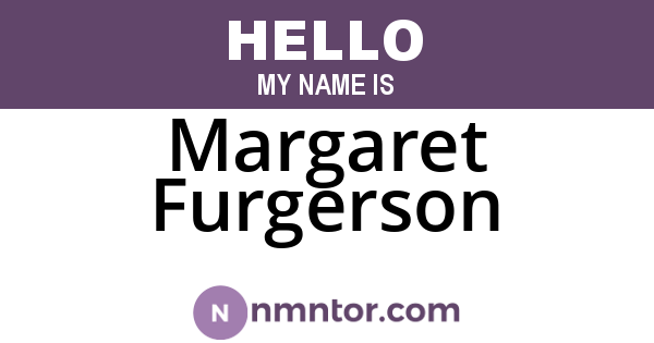 Margaret Furgerson