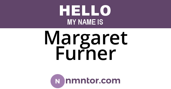 Margaret Furner
