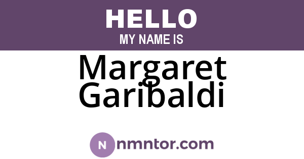 Margaret Garibaldi