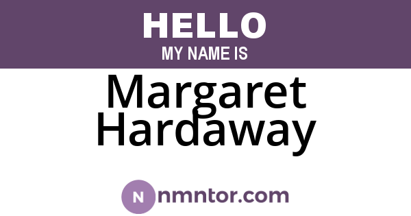 Margaret Hardaway