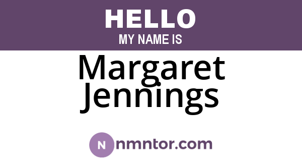 Margaret Jennings