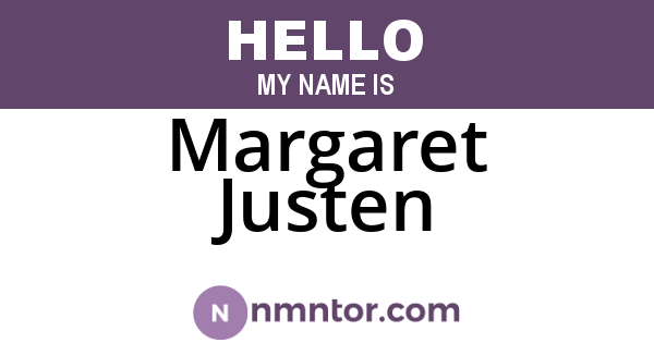 Margaret Justen