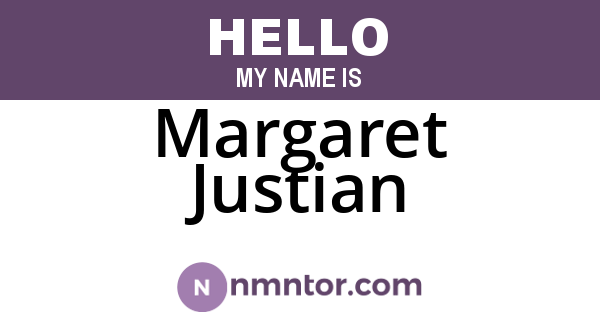 Margaret Justian
