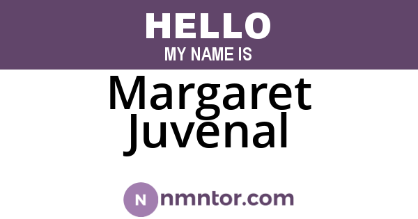 Margaret Juvenal
