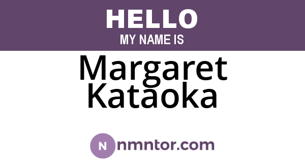 Margaret Kataoka