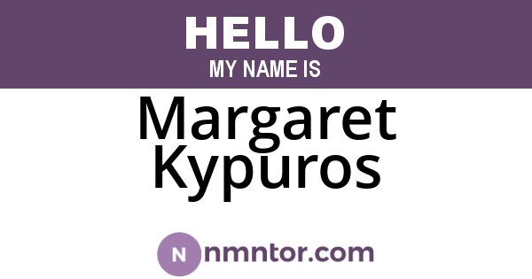 Margaret Kypuros