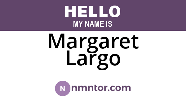 Margaret Largo