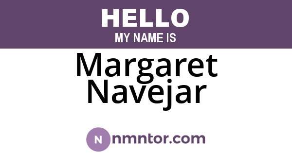 Margaret Navejar